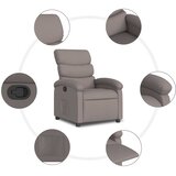  Naslonjač od tkanine smeđesivi | shoptok.hr