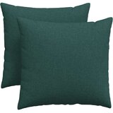 vidaXL Blazine za kavč 2 pcs Temno zelena 45 x 45 cm blago | Shoptok.si