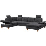 MID.YOU SEDEŽNA GARNITURA, rebrasti žamet antracit | Shoptok.si