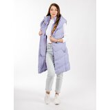 Glano Women's quilted vest - light purple | Shoptok.si