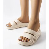 D/CEO marka niezdefiniowana Beige rubber flip-flops Geneve | Shoptok.si