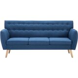 vidaXL Trosjed s presvlakom od tkanine 172 x 70 x 82 cm plavi | shoptok.hr