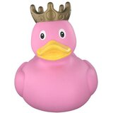 Lilalu Patkica - Pink Duck with Crown - Mini Rubber Duck Cene
