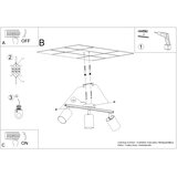 Sollux SL.1125 - Spot svetlo LEMMI 3xGU10/40W/230V belo | Eponuda.com