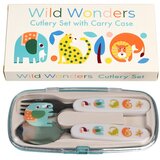 REX International Krem dječji pribor za jelo 2 kom od nehrđajućeg čelika Wild Wonders – | shoptok.hr