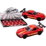 Metalni sportski autić za igru 1:32 Friction Drive – crveni | shoptok.hr