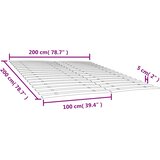  Zamjenske letvice za krevet s 34 letvice 2 kom 100x200 cm | shoptok.hr