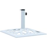  Stalak za suncobran bijeli 12 kg 49 cm od lijevanog željeza | shoptok.hr