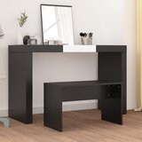 vidaXL Toaletni stolac crni 70 x 35 x 45 cm od konstruiranog drva Cijene