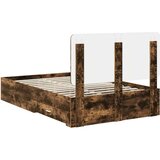  Konstrukcija postelje z vzglavjem Dimljeni oreh 120 x 200 cm, (5000102199) | Shoptok.si