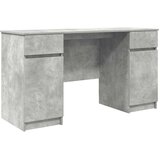  Stol s ladicama Beton siva 140 x 49 x 76 cm Konstruirano drvo | Eponuda.ba