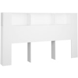 Maison Chic vzglavna omarica - nočna omarica - posteljna omarica bela 180x18,5x104,5 cm, (21670707) Cene