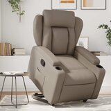  Naslonjač na podizanje od umjetne kože boja cappuccina | Eponuda.com