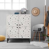  komoda Multilux Terrazzo 95x111x36cm šarena Cijene