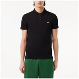 Lacoste L1212 SHORT SLEEVED RIBBED COLLAR S Crna | shoptok.hr