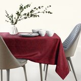 AmeliaHome Stolnjak Gaia s man&amp;scaron;etom 120x260 cm, bordo Slike