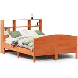  Krevet s regalom za knjige bez madraca 150x200 cm od borovine | shoptok.hr
