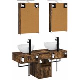  Set ormarića za kupaonicu 5 kom. Dimljeni hrast | shoptok.hr