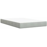  Podesivi krevet s madracem Svjetlosiva 120 x 190 cm Baršun - Svjetlosiva 120 x 190 cm Dizajn s rombovima | shoptok.hr