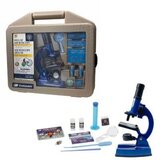  MIKROSKOP SET U KOFERU 48PCS 100/600/1200X PLAVI 95/90101-50 | ePonuda.com