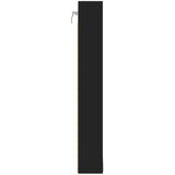  Vitrina crna 100x8,5x58 cm konstruirano drvo | shoptok.hr
