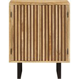  Komoda s 2 vrata 55 x 35 x 70 cm od masivnog drva manga | Eponuda.com