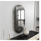 Hanah home ogledalo riors dark grey gold