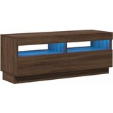 TV ormarić s LED svjetlima boja smeđeg hrasta 100 x 35 x 40 cm | shoptok.hr