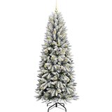 vidaXL Umjetno božićno drvce s stalakom Bijelo 78 x 78 x 210 cm | shoptok.hr