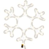  Figura božićne pahulje s 48 LED žarulja topla bijela 27 x 27 cm | shoptok.hr