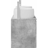  Set ormarića za kupaonicu 3 kom. Betonska siva 49,5 x 44,5 x 66 cm | shoptok.hr