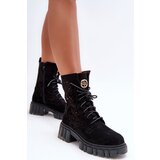 Boto Lace-Up Booties Black Ideally | ePonuda.com