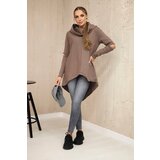 Kesi Insulated sweatshirt with a longer mocha back | shoptok.hr