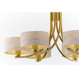 Jupiter 2098 - Luster na lancu ARTHUR 6xE27/15W/230V bela/zlatna/dekor mermera | Eponuda.com