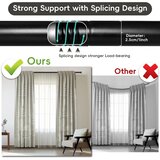 QUALSEN 45–114 cm raztegljiva karnisa za zavese | Shoptok.si