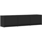 TV ormarić s LED rasvjetom s ladicama Crna 165 x 34 x 40 cm | shoptok.hr