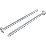 vidaXL Pohištveni vijaki 2 pcs srebrna M6 x 120 mm Jeklo, (5000163859) | Shoptok.si