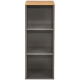 Novel PISARNI&amp;Scaron;KI REGAL 45/120/40 cm barve grafita, barve hrasta Slike