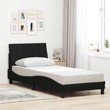 vidaXL Okvir za krevet bez madraca crni 90x200cm od tkanine Cijene
