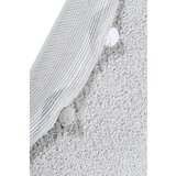 Lorena Canals Okrogla preproga iz bombaža Bubbyl - Light grey - White | Shoptok.si