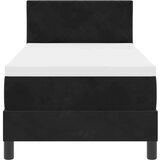 vidaXL spring krevet s uzglavljem Crna 80 x 200 cm Baršun | shoptok.hr