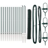 vidaXL Set Ograde 2 komada Zelena Čelik 25 x 1.2 m Izdržljivo Cijene