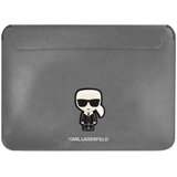 Karl Lagerfeld Ovitek za prenosnike Sleeve Saffiano Ikonik Silver do 14'', (21145450) | Shoptok.si