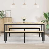 Jedilne mize 2 pcs 180 x 90 x 75 cm Konstruiran les, (5000269116) | Shoptok.si