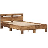  Krevetna konstrukcija Staro drvo 120 x 190 cm Konstruirano drvo | shoptok.hr