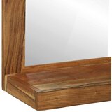  Zrcalo za kupaonicu Smeđa 50 x 22 x 70 cm Čvrsto drvo akacije | shoptok.hr