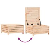  Vrtni tabure od masivne borovine s jastukom | shoptok.hr