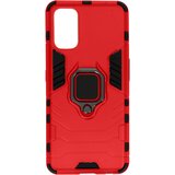 AVIZAR Ovitek Xiaomi Poco M3 z držalom za prstan, odporen proti udarcem, zbirka prstanov - rdec, (20719487) | Shoptok.si