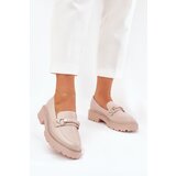 Boto Ladies Moccasins Decorated With Rhinestones Beige Patina | shoptok.hr