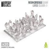 Green Stuff World Clear Resin Crystals Large | Providni smolasti kristali veliki 15–20mm (20 kom) Cene